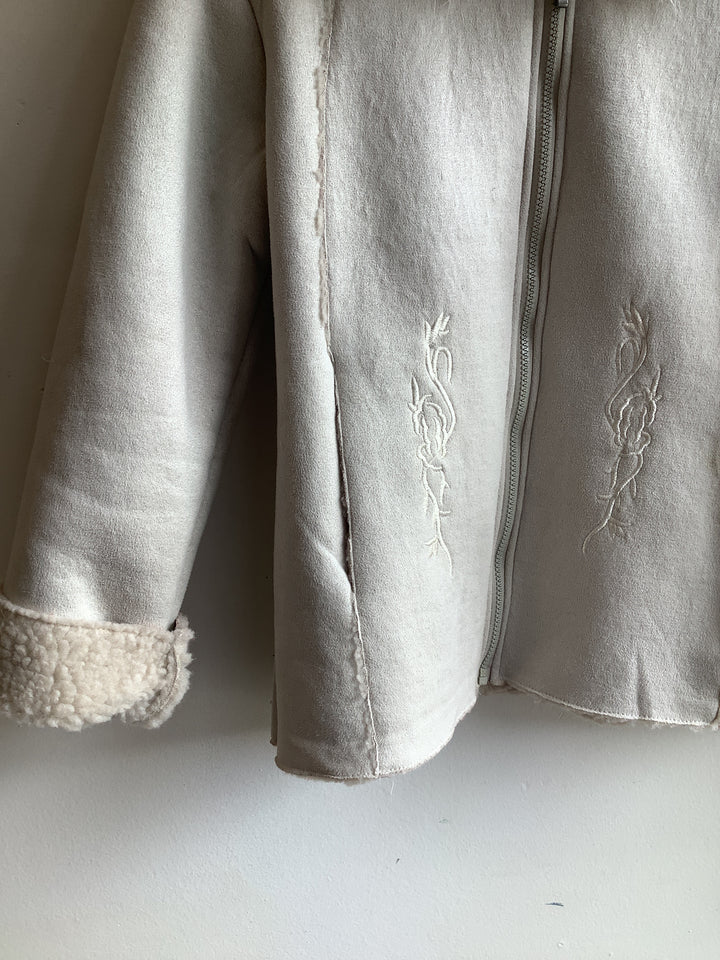 Winter Whisper Faux Suede Jacket