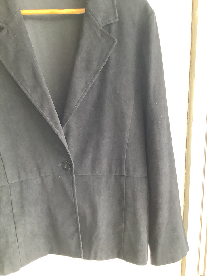 NYCC Black Faux Suede Blazer
