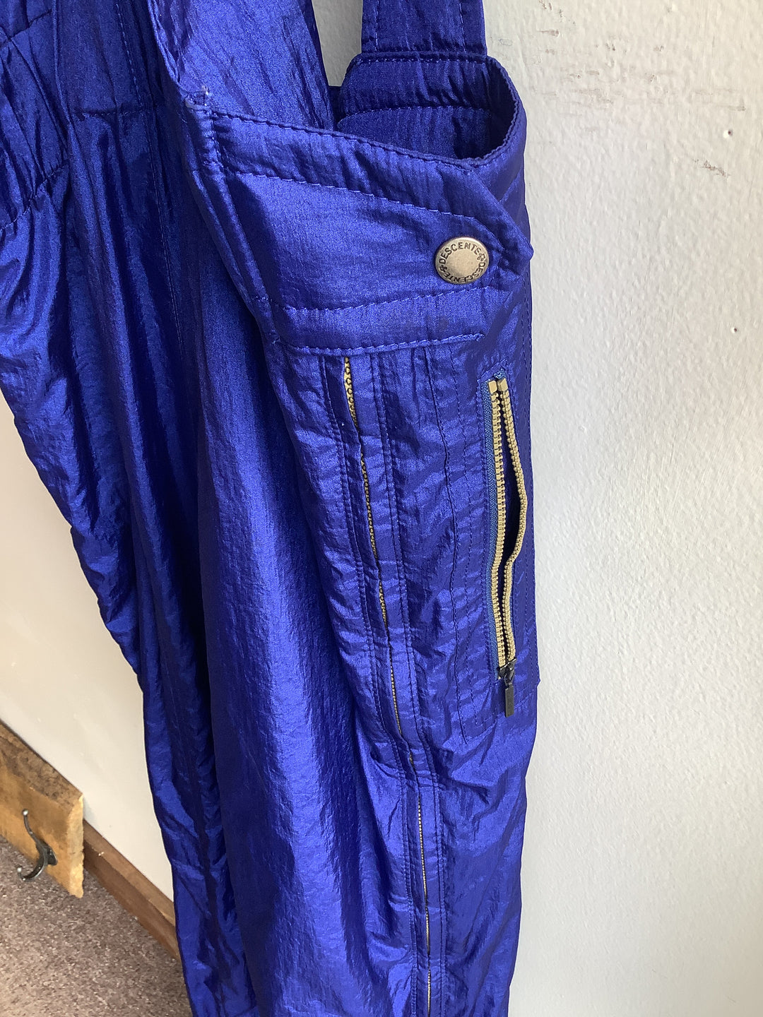 Vintage Descente Royal Blue Ski Bibs