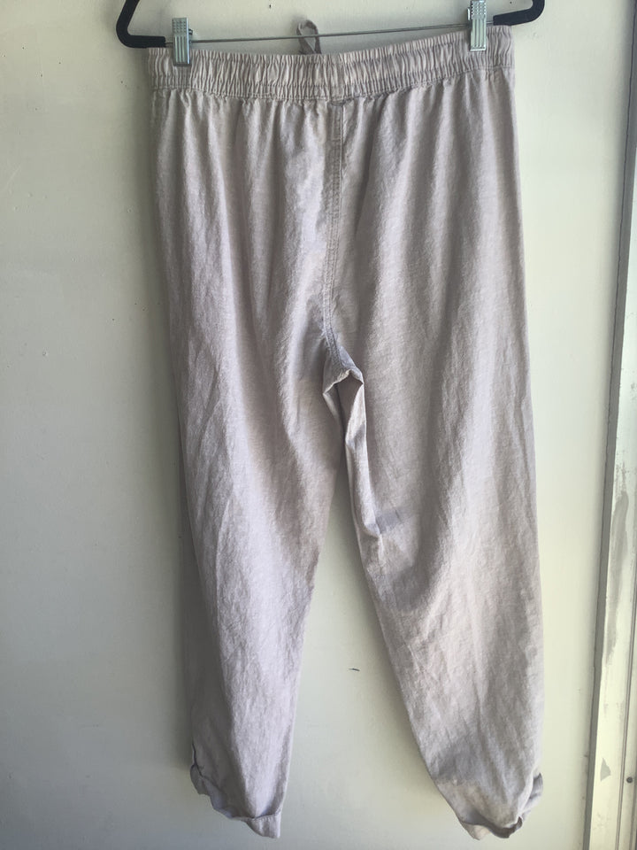 Soft Sand Linen Drawstring Pants