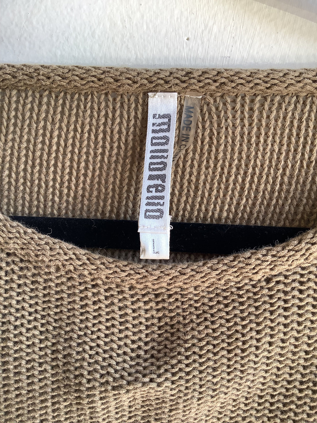 Mono Reno Taupe Knit Sweater
