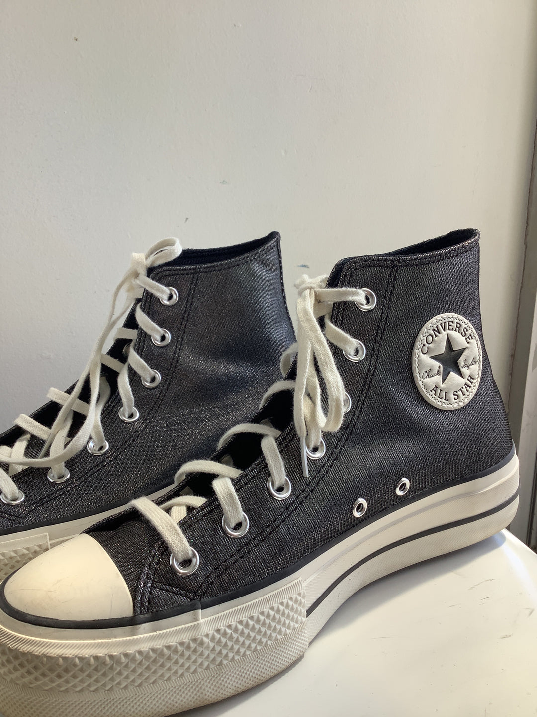 Sparkle Converse High Tops