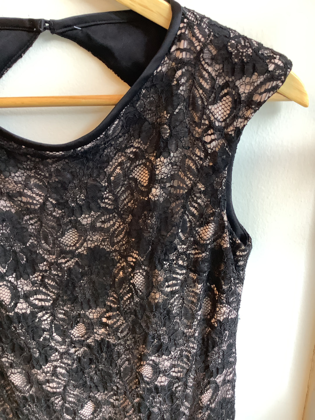 Vintage Black Lace Holiday Dress