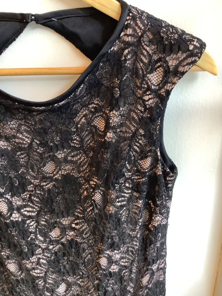 Vintage Black Lace Holiday Dress