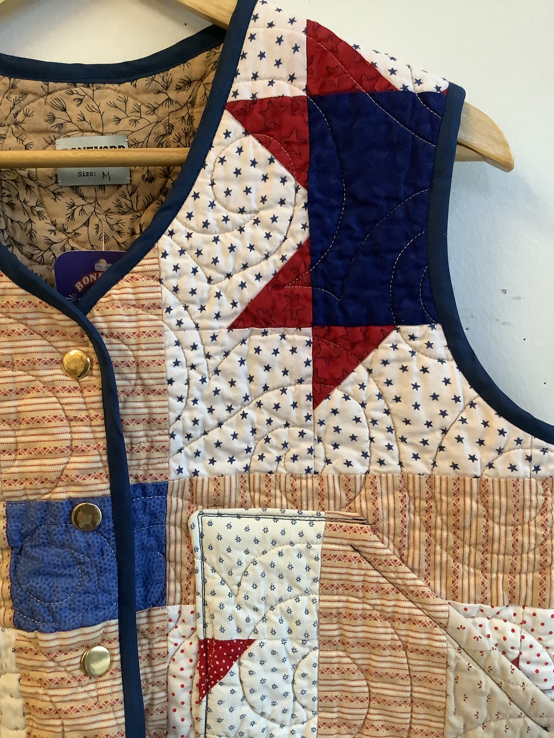 Boneyard Revival Heirloom Patchwork Quilted Vest- Nelson, BC