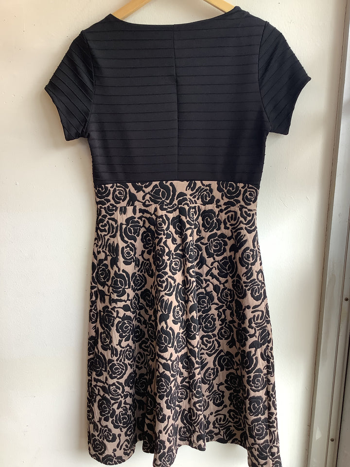 Black Rose Fit & Flare Dress