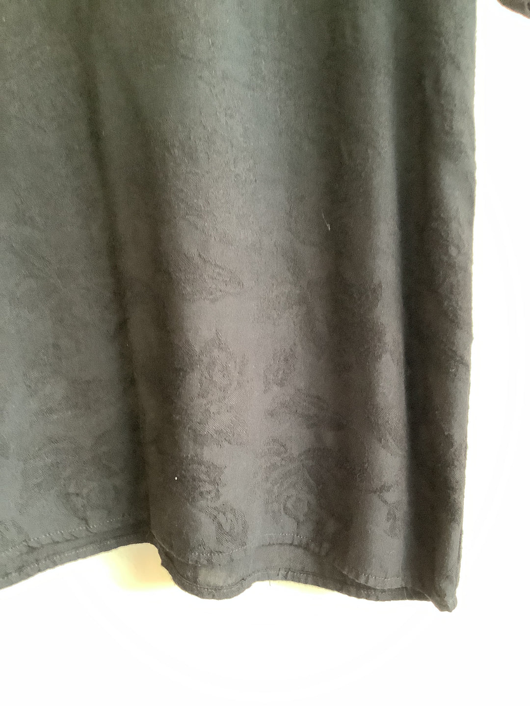 Vintage Shadow Rose Soft-Drape Tee