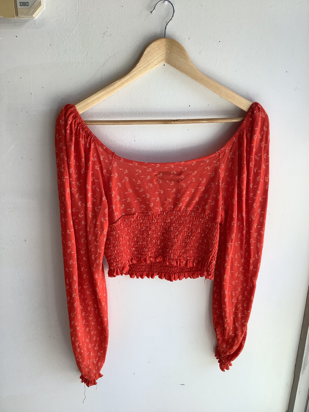 Urban Outfitters Smocked Floral Top - Ana