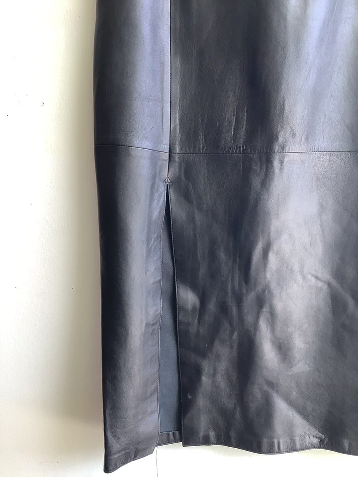 Midnight Muse Leather Skirt - Canadian Brand