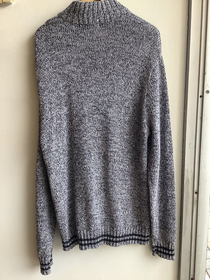 Wind River Marled Knit Quarter Zip Sweater
