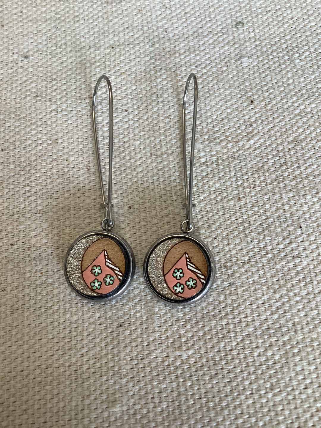 Sick Chick Mountain Snowflake Dangle Earrings #18