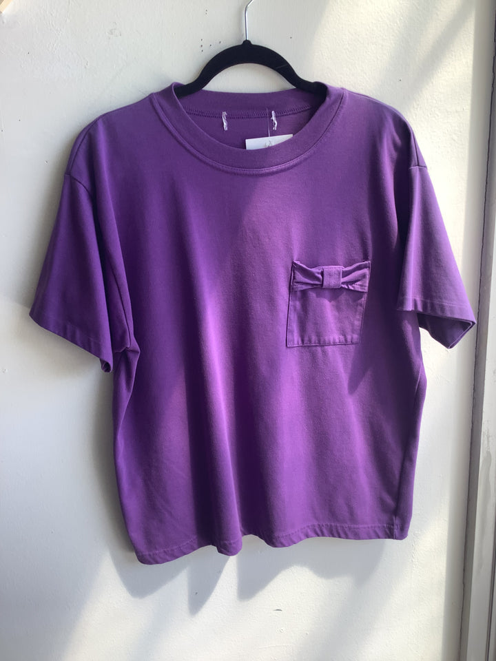 Violet Bow Tee