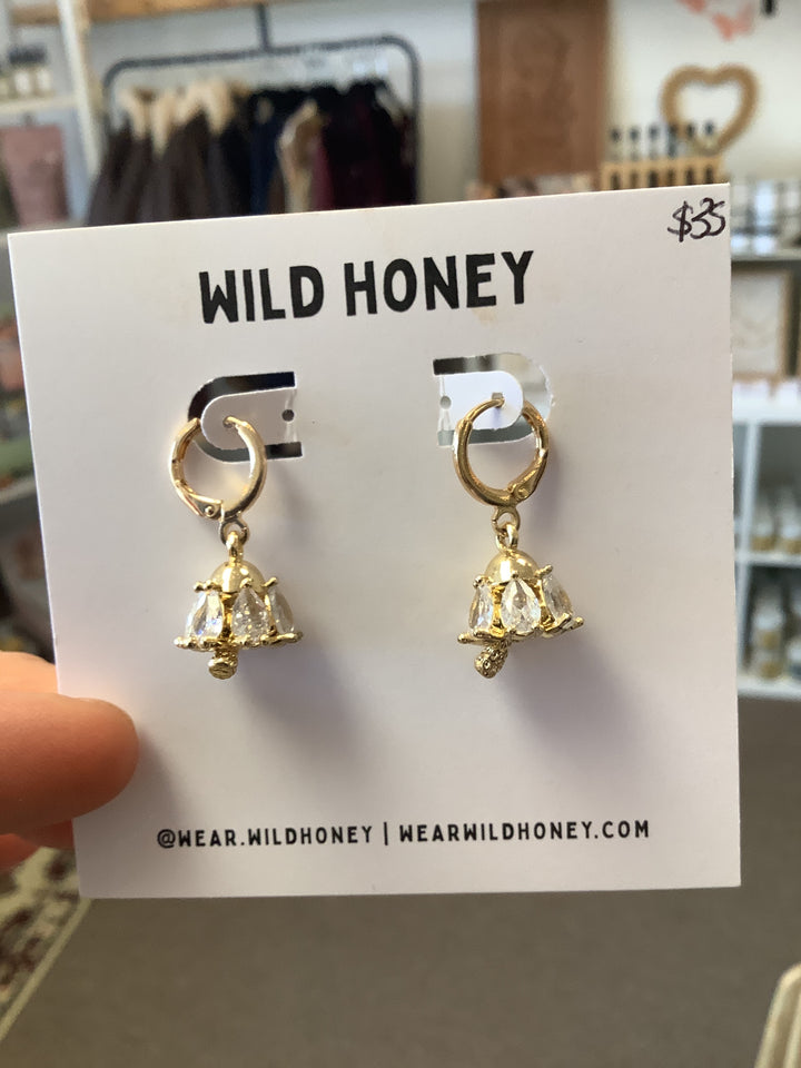 Wild Honey Sunbeam Floral Dangle Earrings