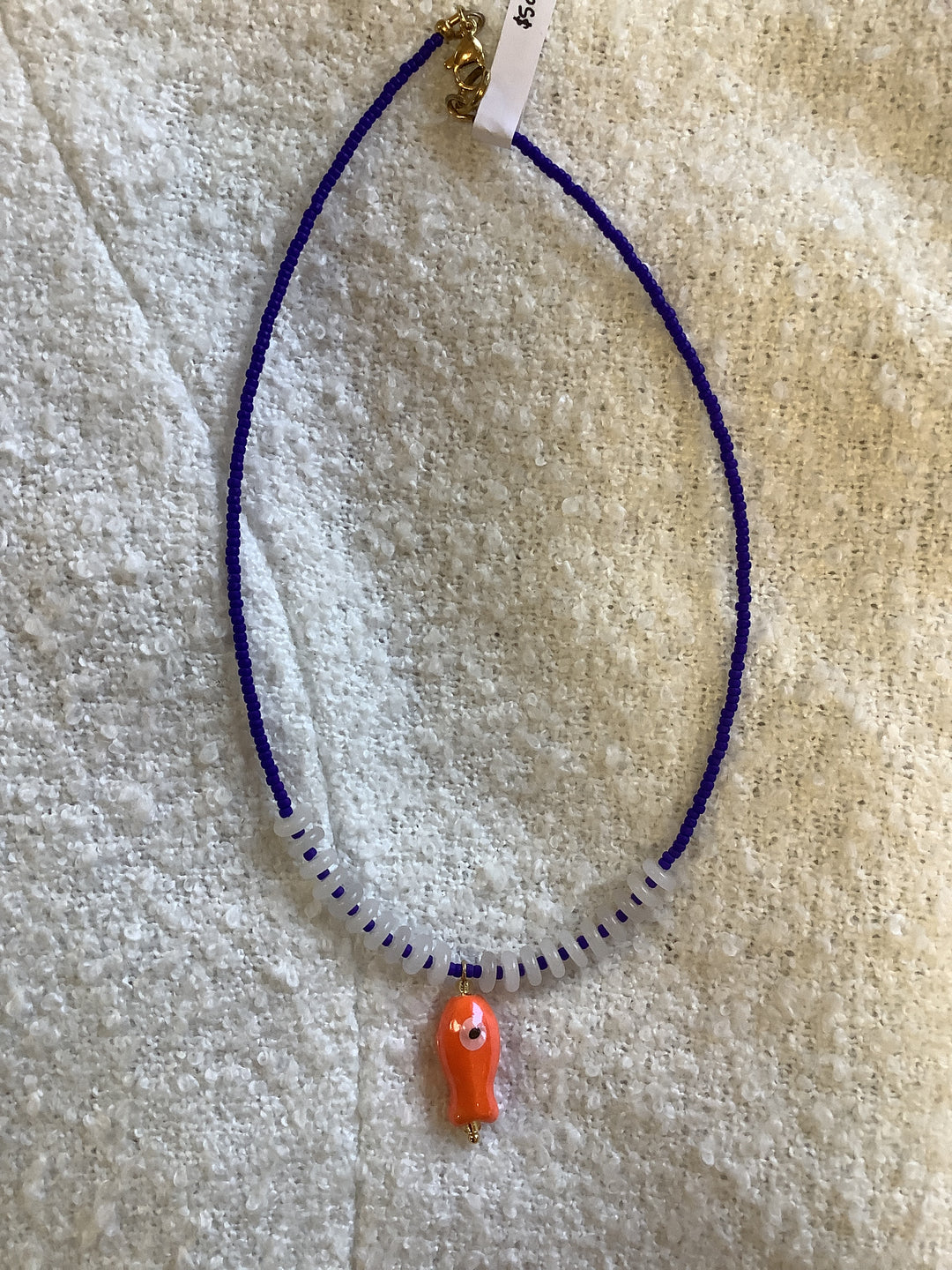 Wild Honey Beaded Fishies Necklace