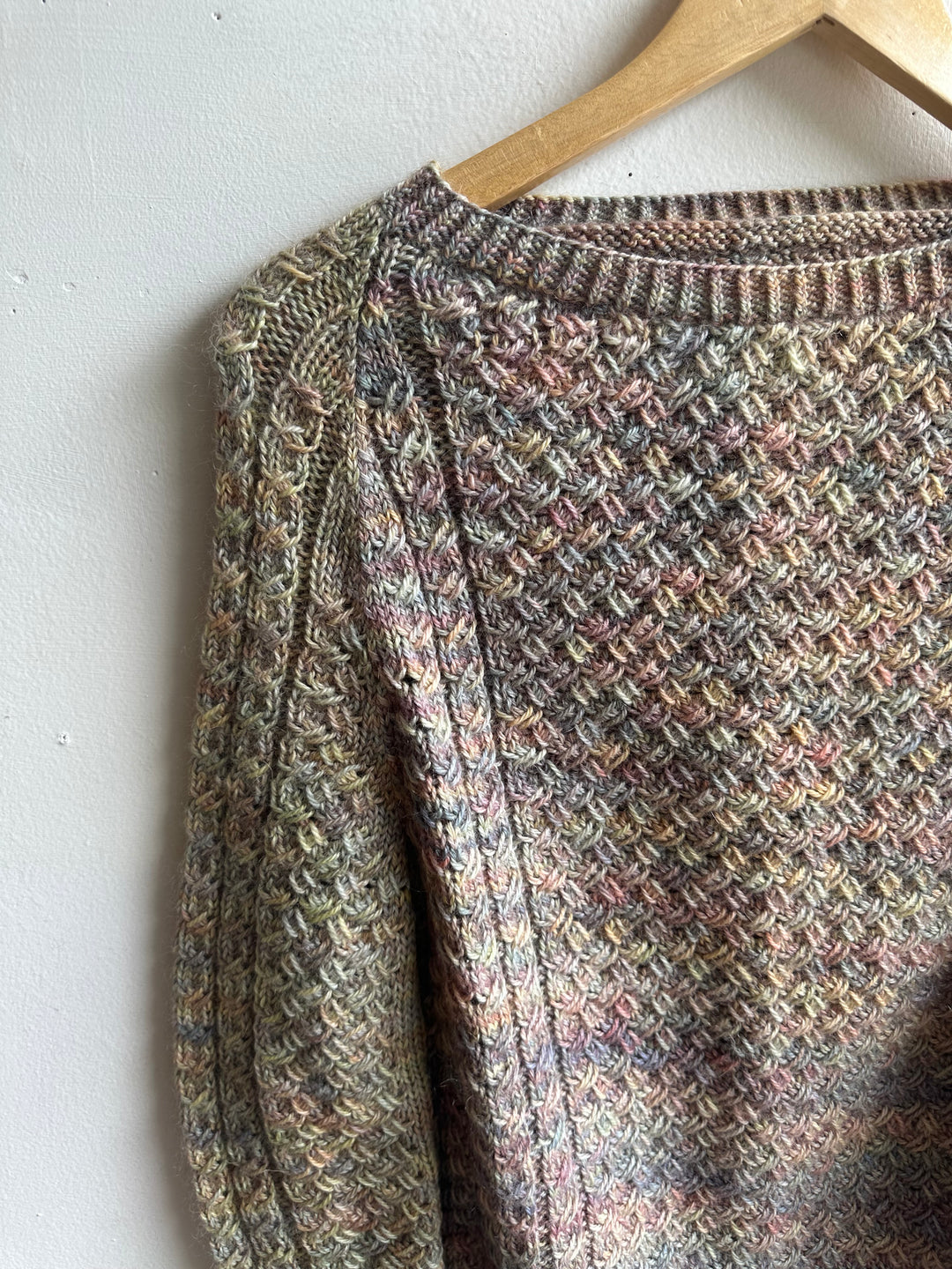 Debbie Svensson Hand Knit Jamestown Wool &amp; Mohair Sweater