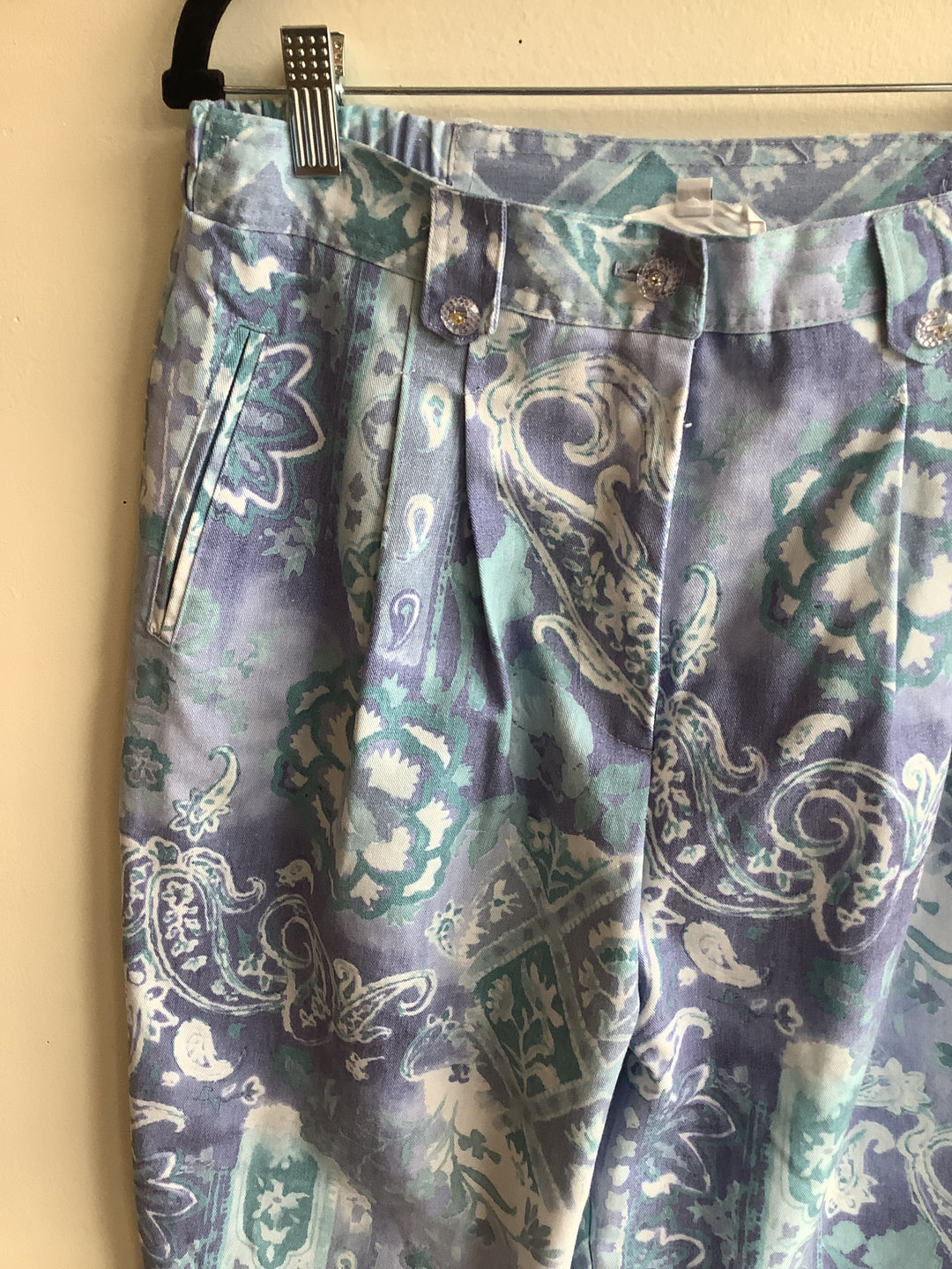 Vintage Lavender Paisley Pants