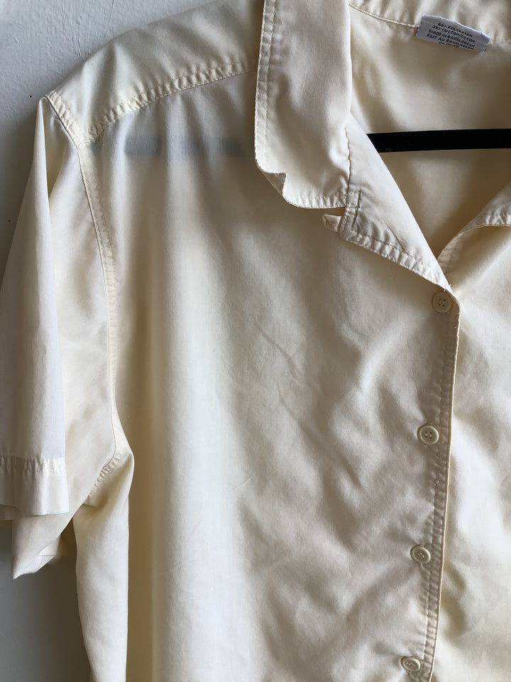 Vintage Buttercream Button Up