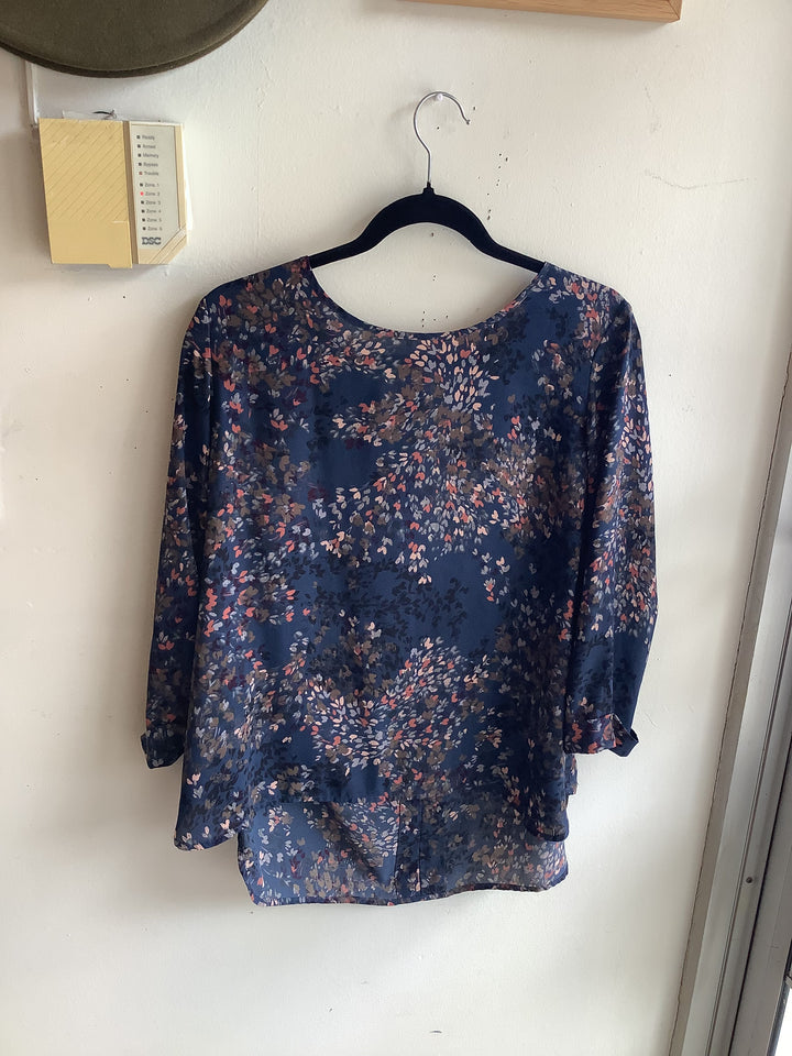 Midnight Meadow Sheer Blouse