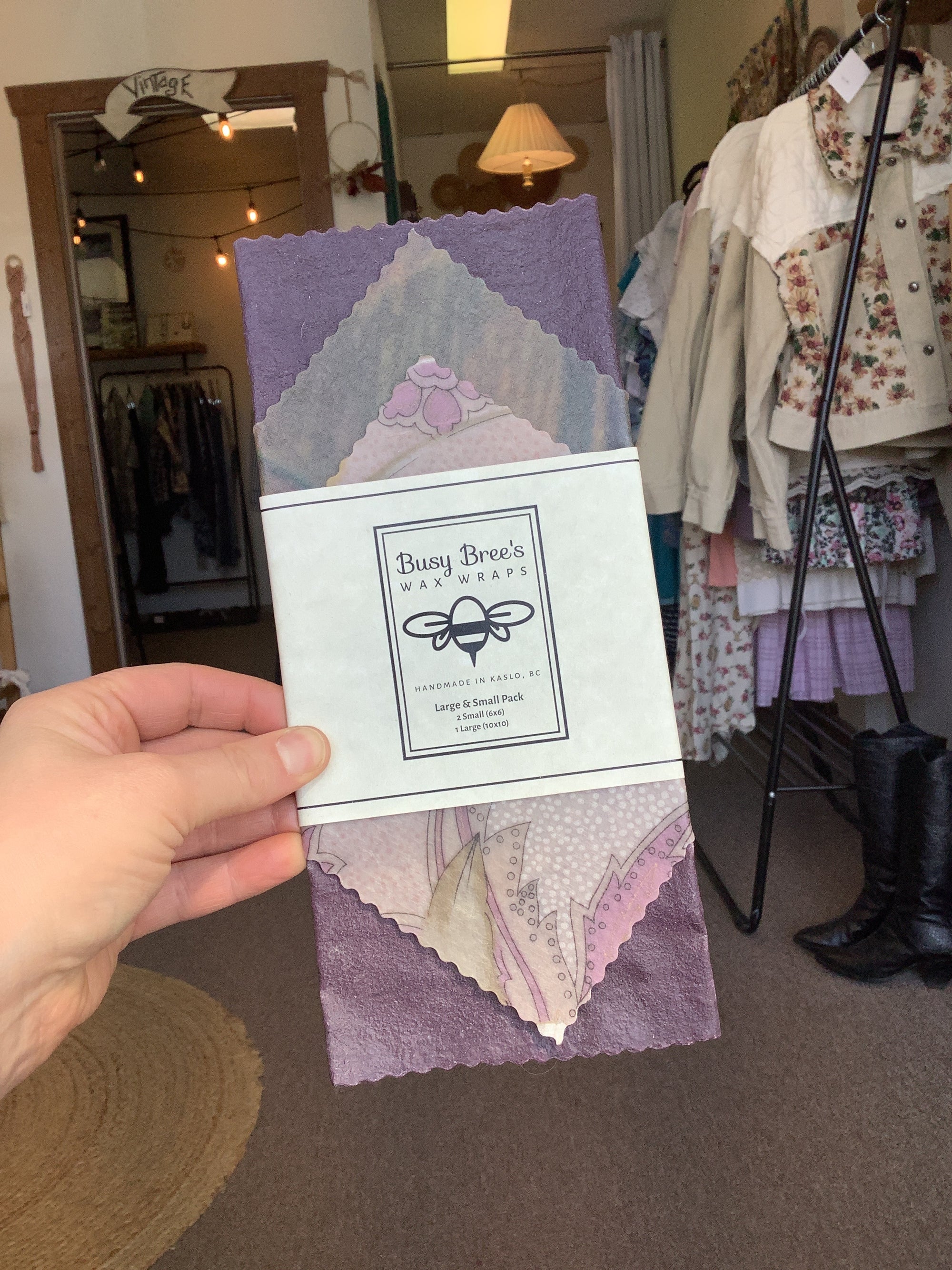Busy Bree’s Wax Wraps Large and Small Pack