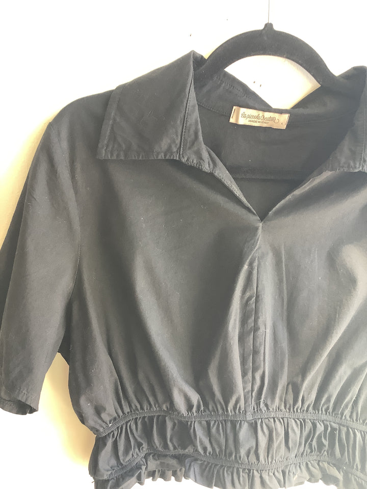 Italian Ruched Crop Top