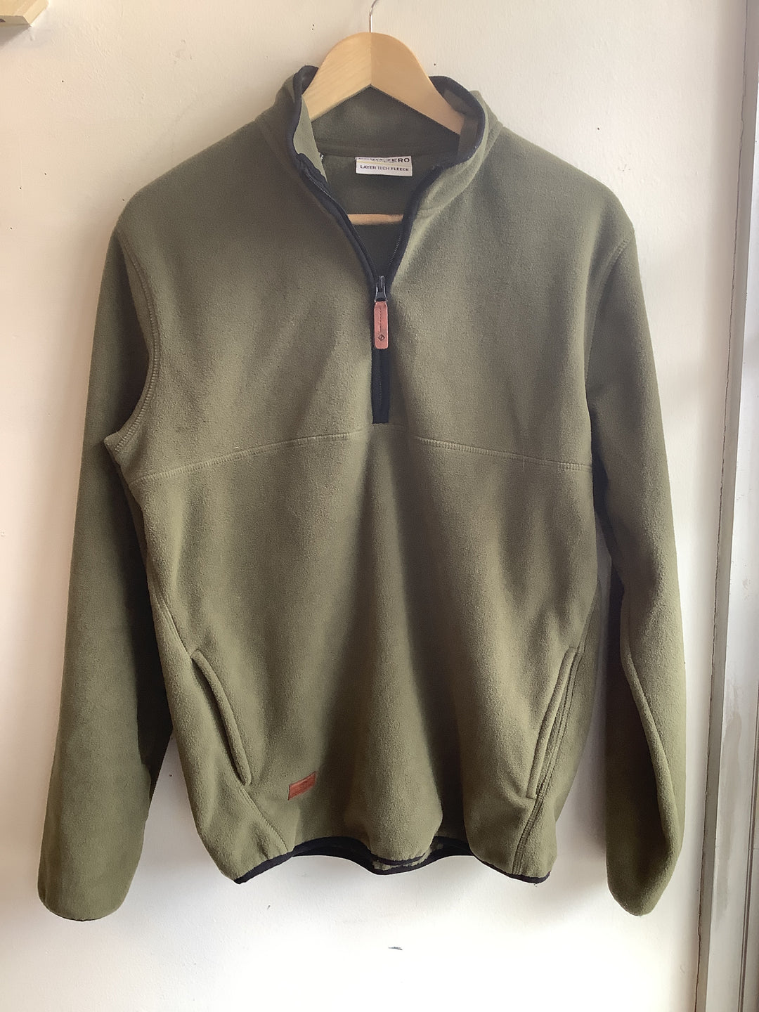 Point Zero Snow Tech Olive 1/2 Zip Pullover