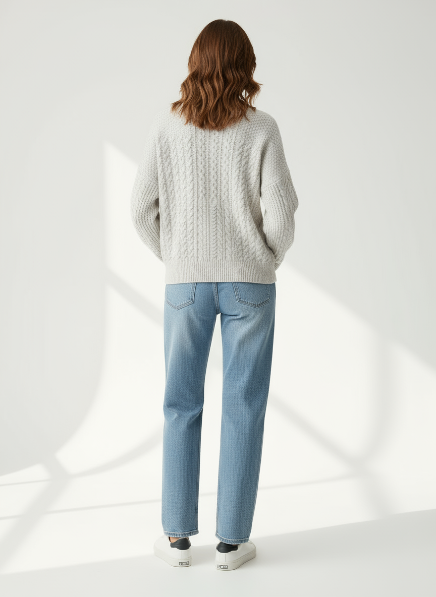 Topshop Petite Cable Knit Sweater