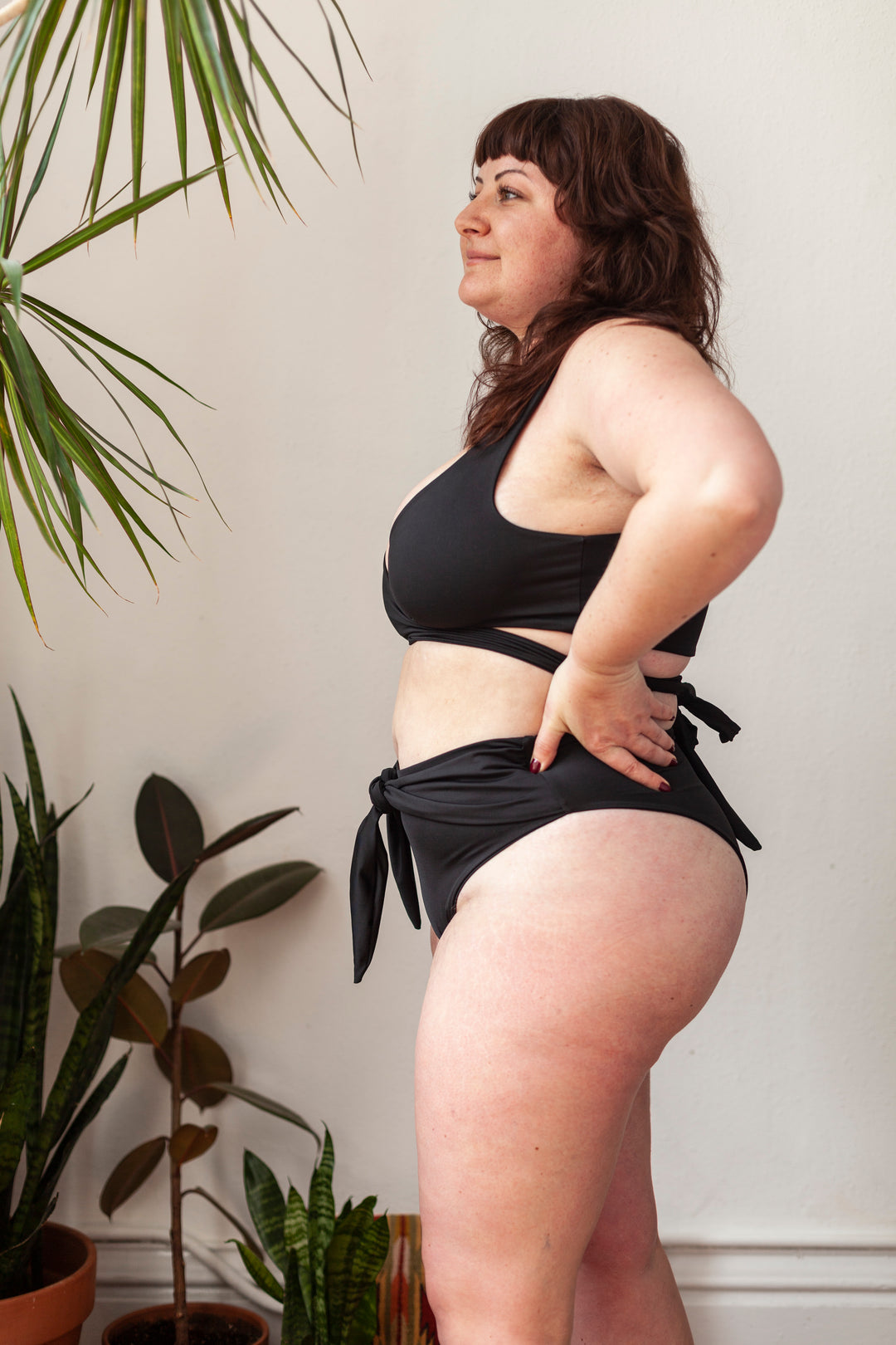 Ecomadix Marina Hi-Waist Swim Bottoms