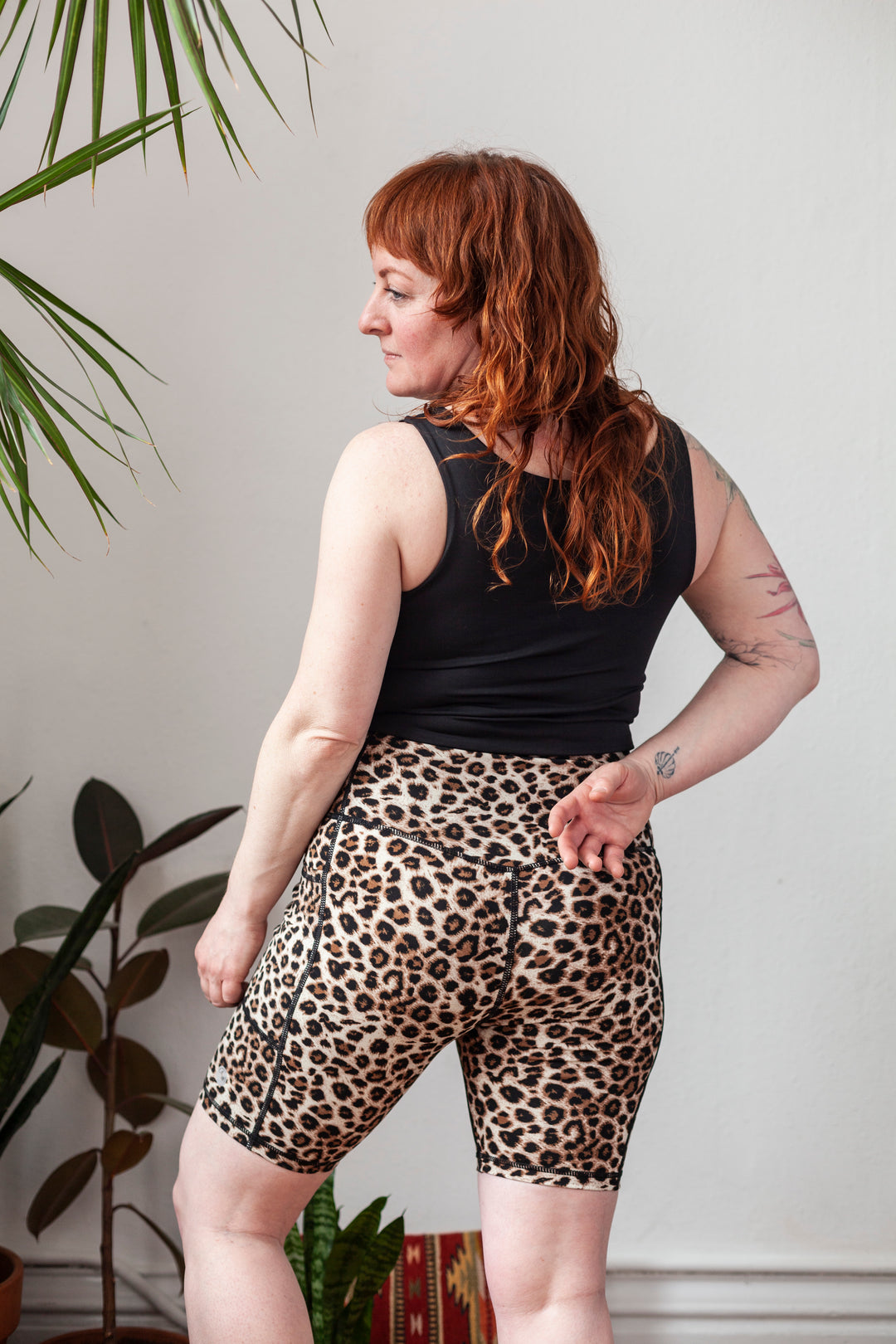 Ecomadix Leopard Shorts With Pockets