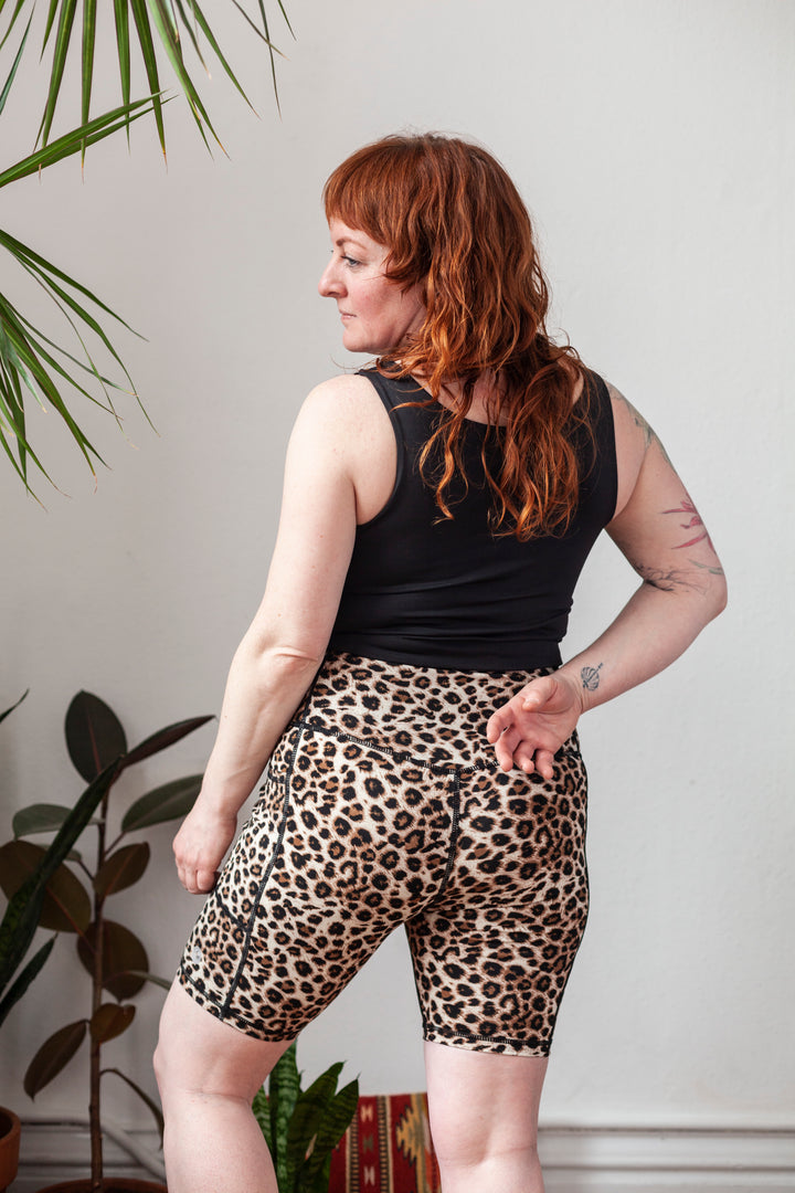 Ecomadix Leopard Shorts With Pockets