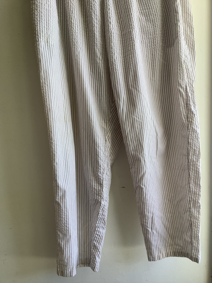 Vintage Seersucker Tapered Pants