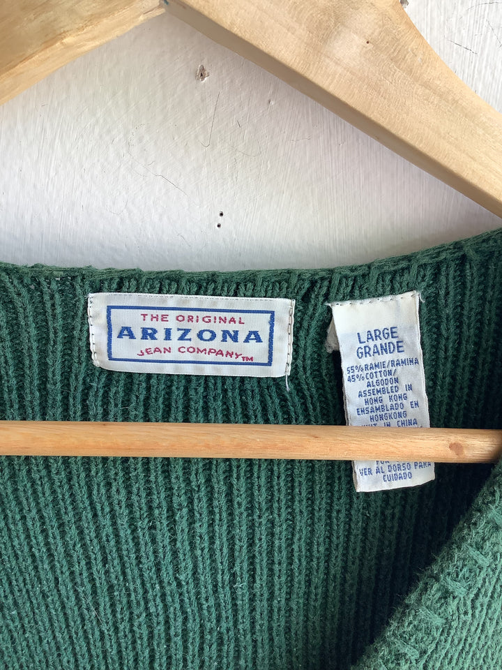 Vintage Arizona Forest Knit Vest