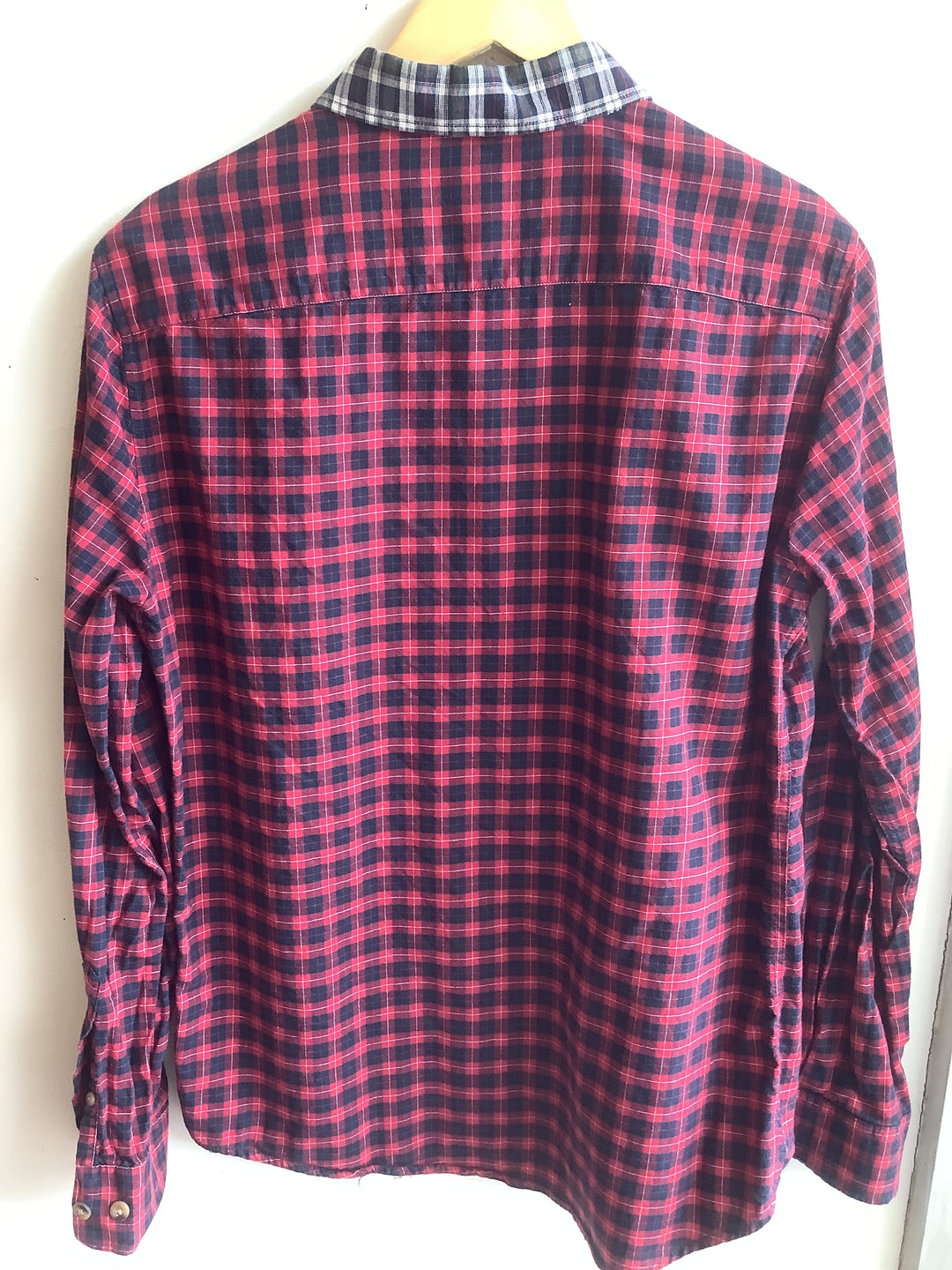 21 Men Mixed Plaid Shirt