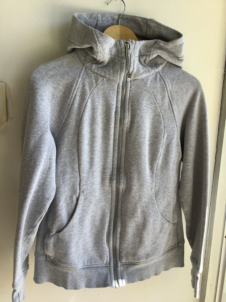 Lululemon Grey Zip Up Hoodie