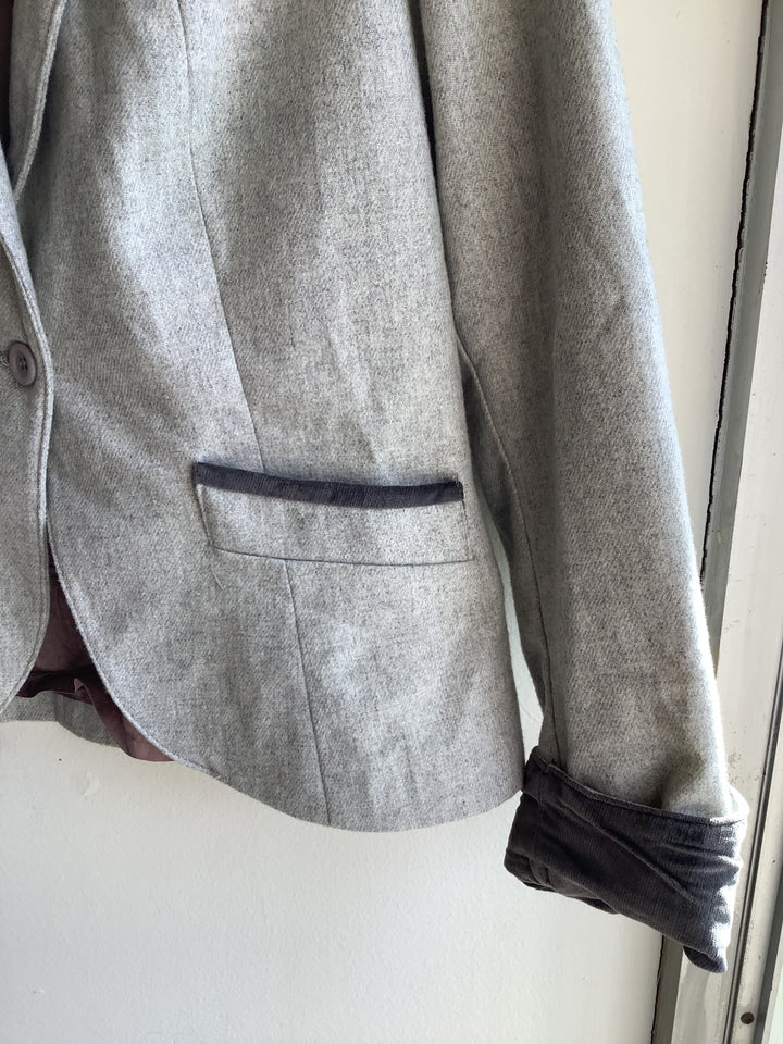 Vintage Grey Wool Blazet