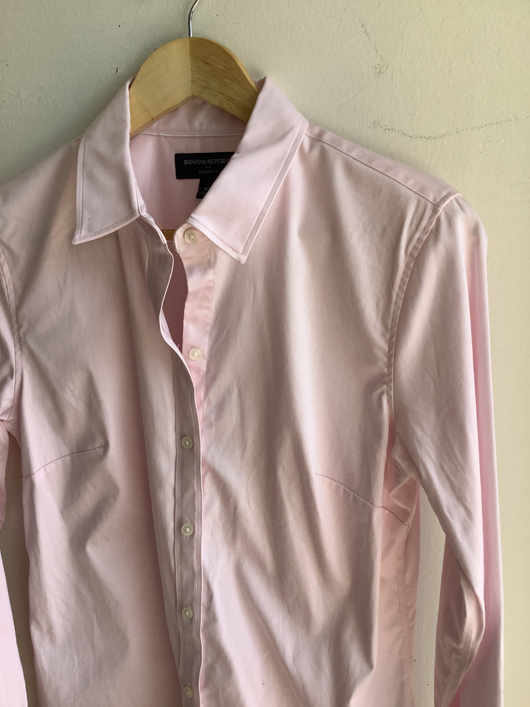 Banana Republic Pink Tailored Shirt