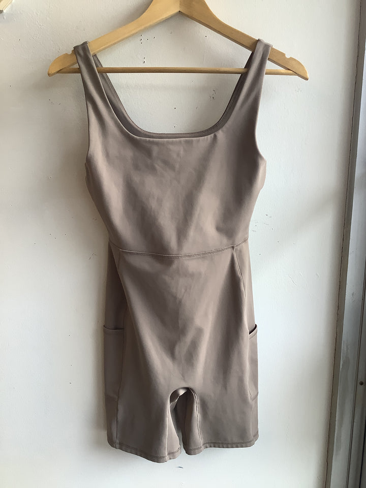 Oak+Fork Taupe Utility Jumpsuit