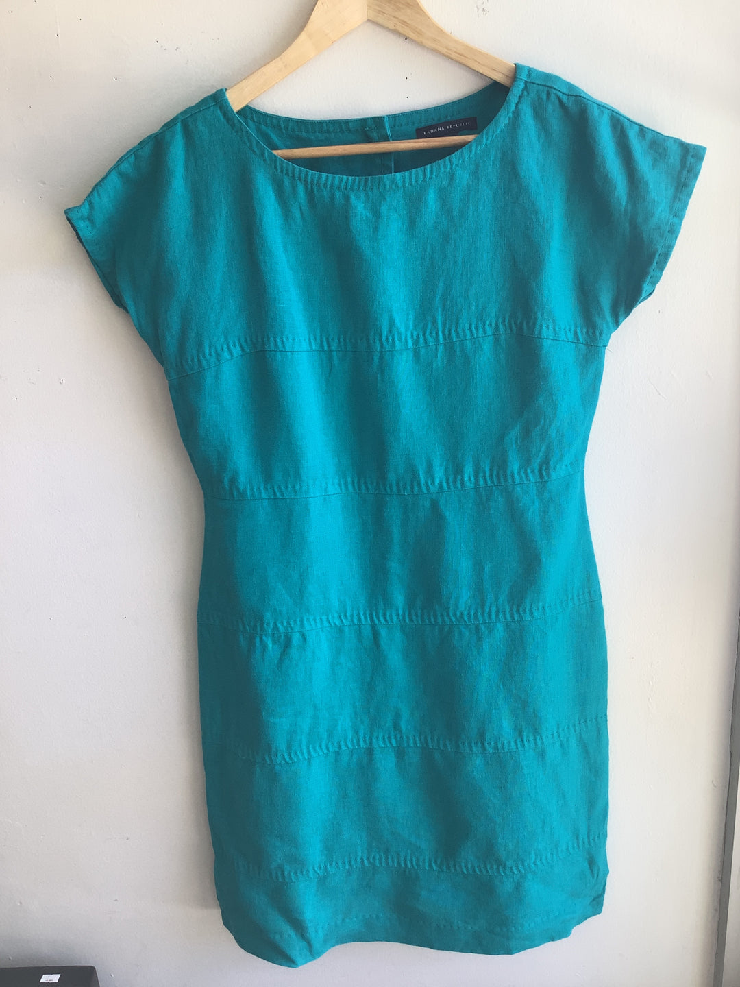 Linen Turquoise Shift Dress