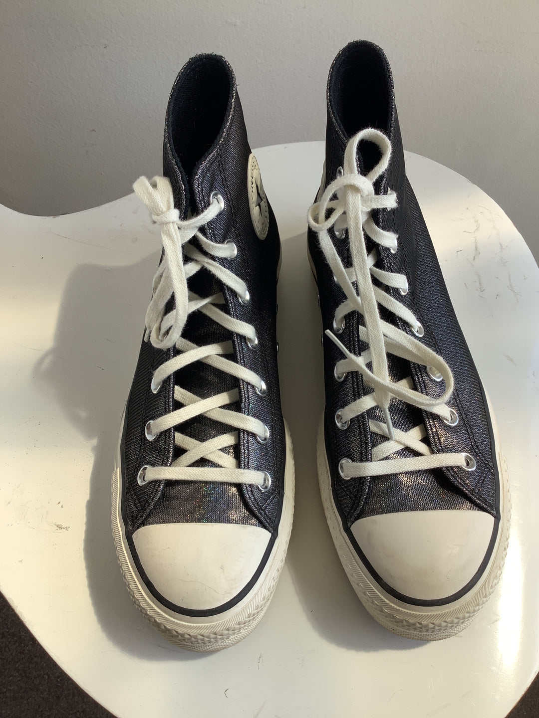 Sparkle Converse High Tops