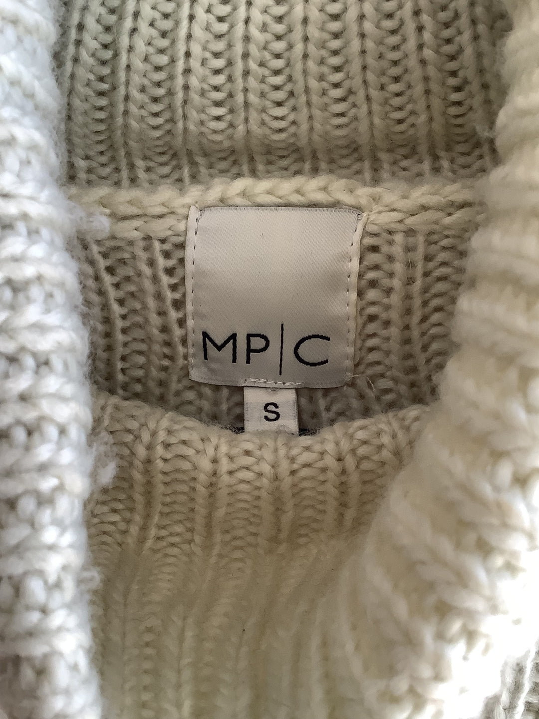 Colour Block Cowl Neck Sweater