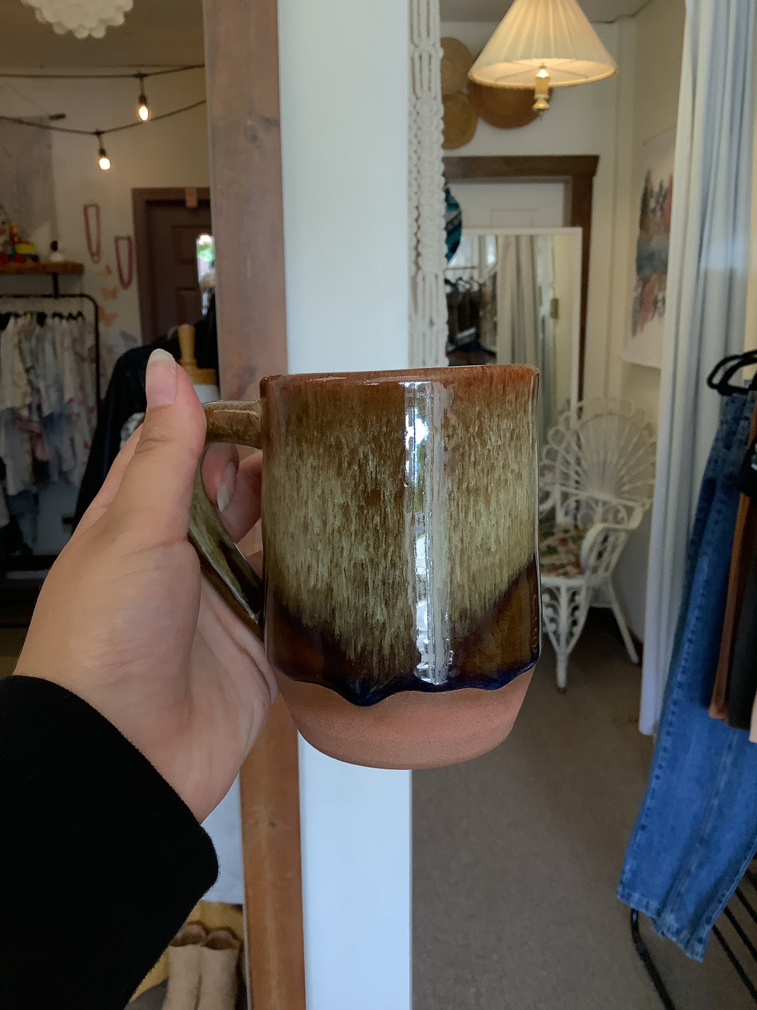 Ceramic Earthy Drip Mug 