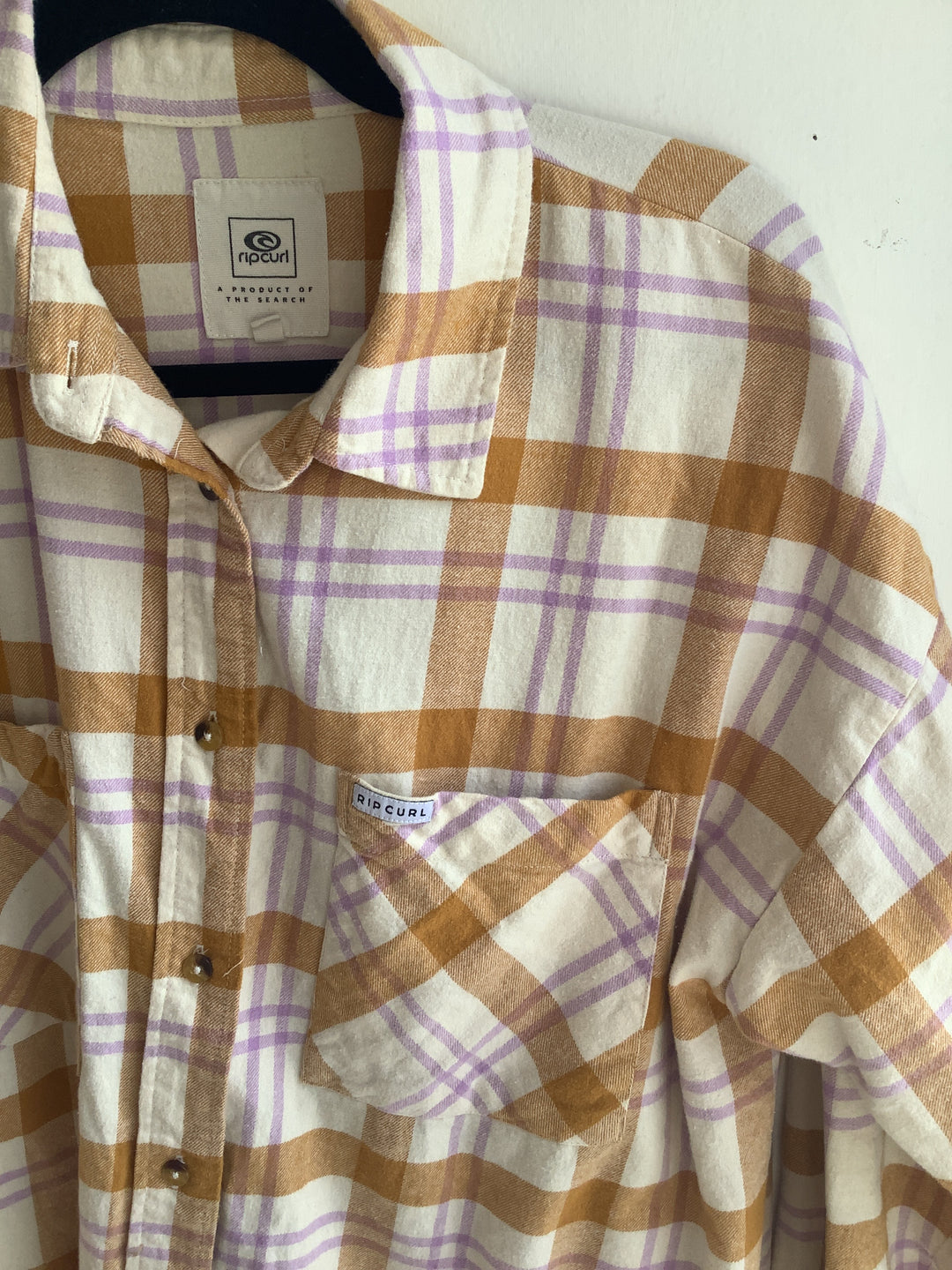 Rip curl Oversized Plaid Shirt