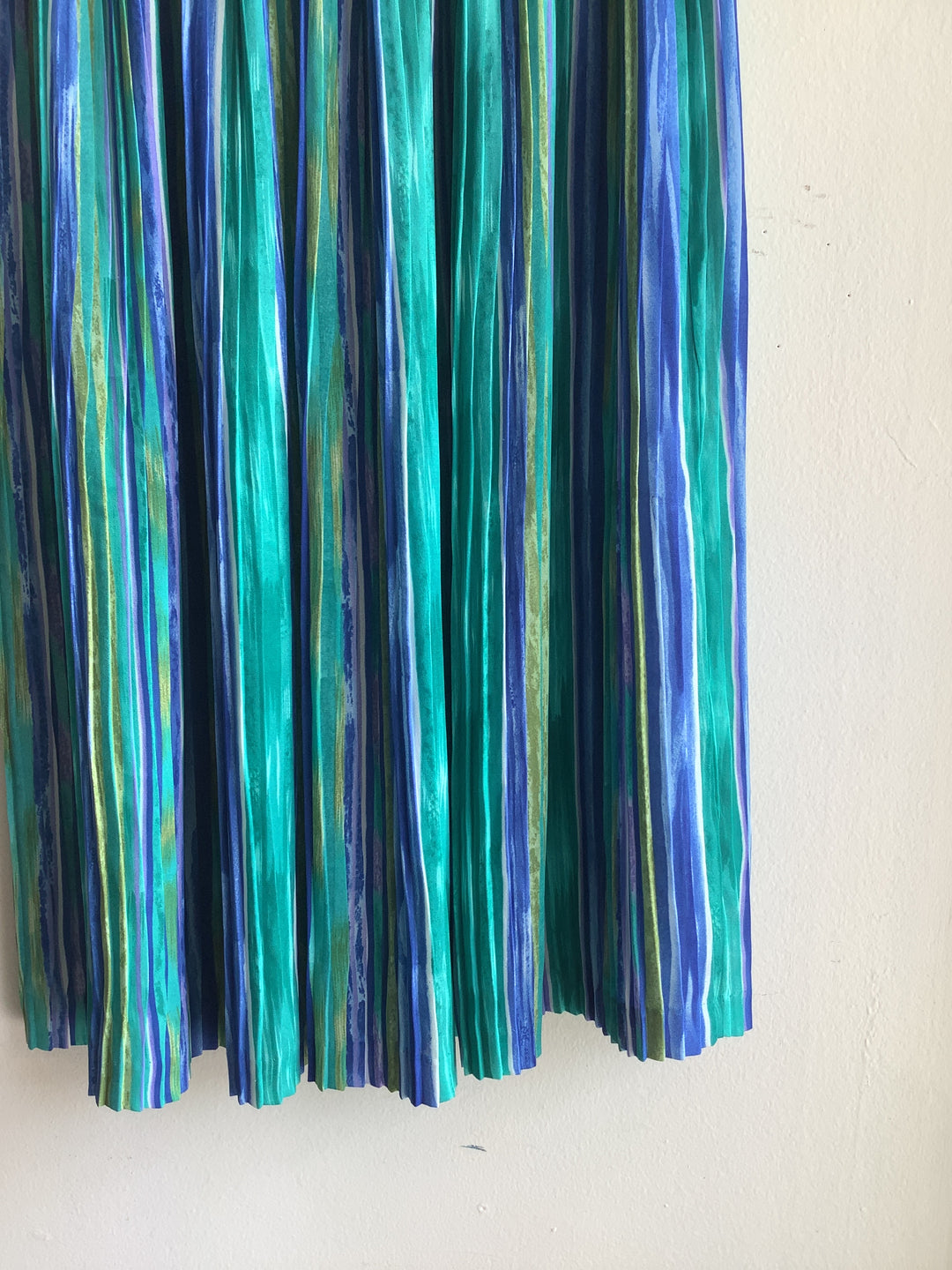 Ocean Breeze Pleated Midi Skirt