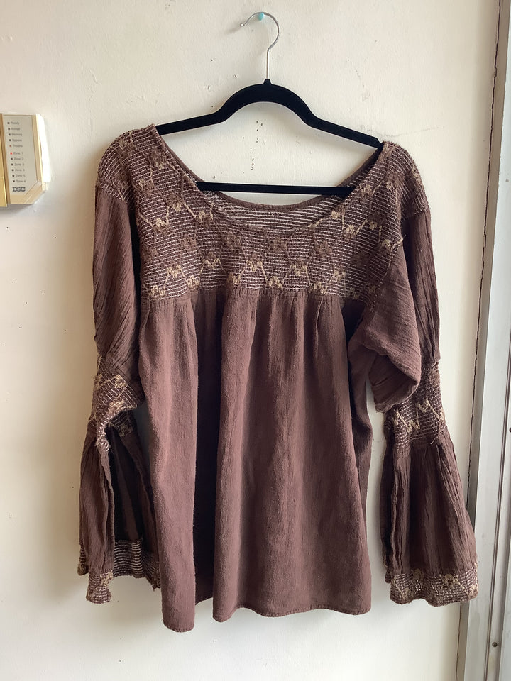Mocha Boho Blouse