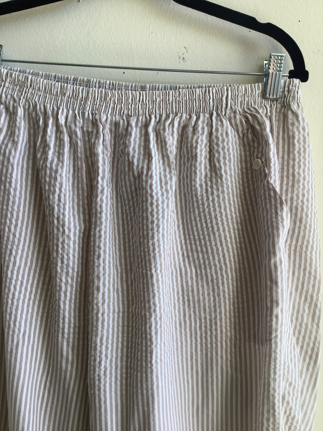 Vintage Seersucker Tapered Pants