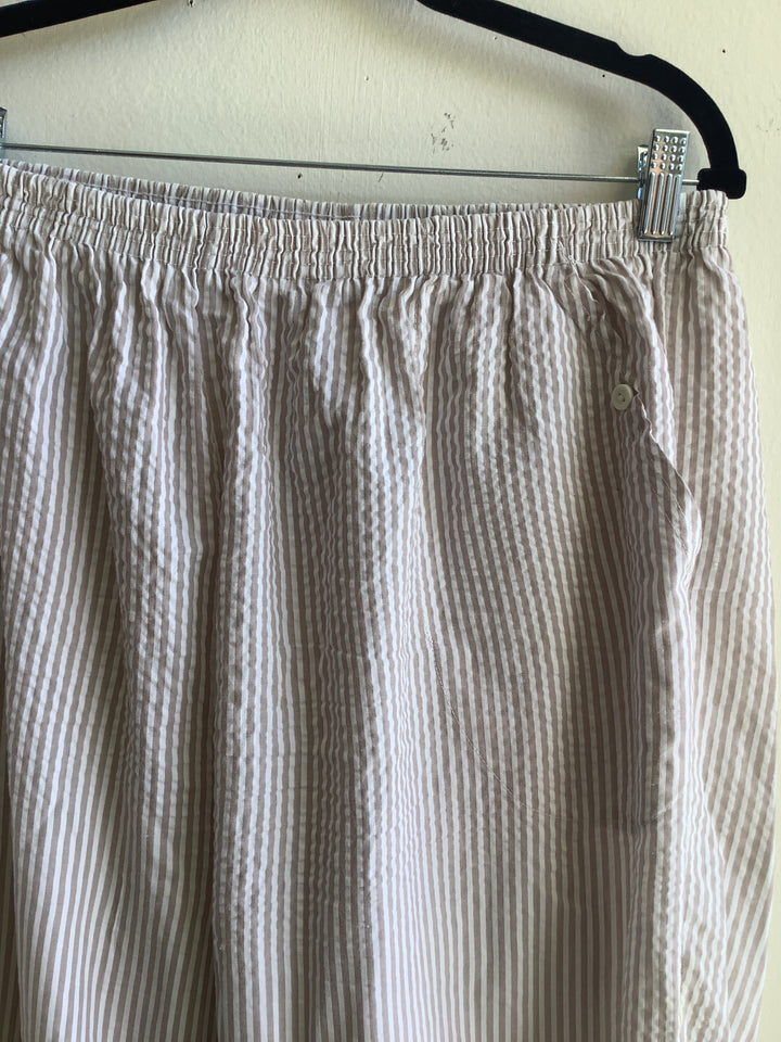 Vintage Seersucker Tapered Pants