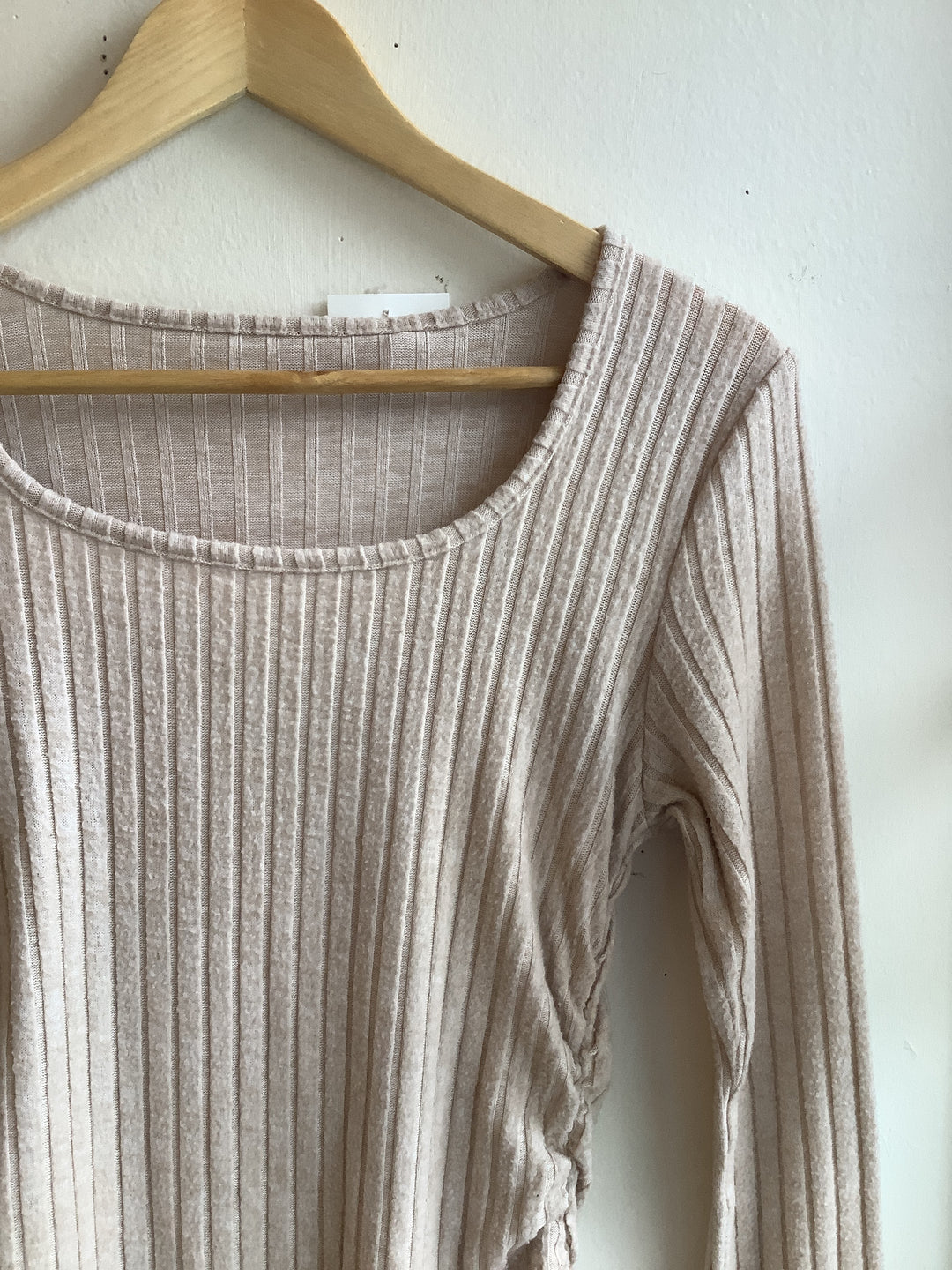 Sandstone Ribbed Midi Dress