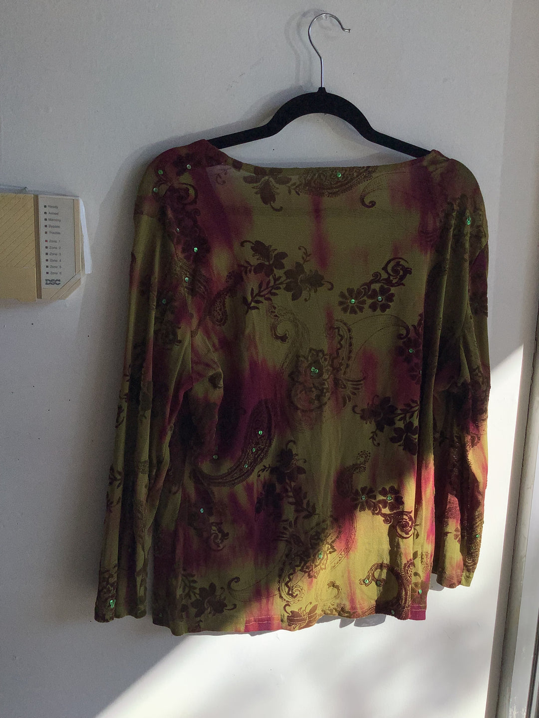 Snazzie Paisley Mesh Top