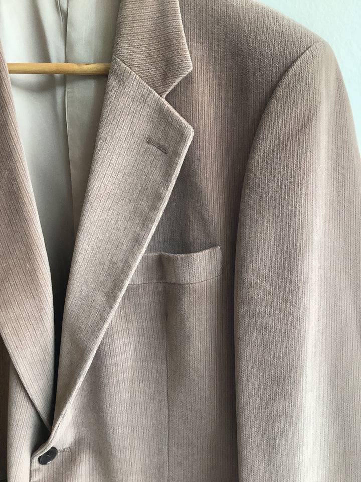 Vintage Hyde Park Taupe Textured Blazer