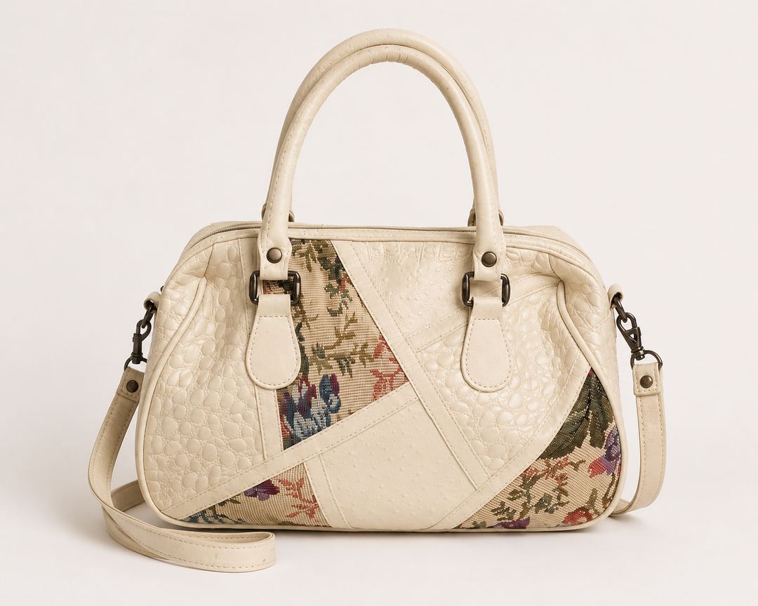 Y2K Floral Bowler Bag