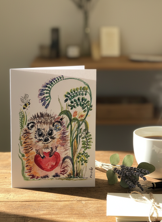 Hedgehog Love - Art By Ruala (Fruitvale, BC)